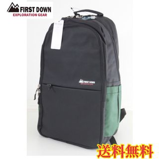 ファーストダウン(FIRST DOWN)の【新品】ファーストダウン バックパック 22L ブラック グリーン(バッグパック/リュック)