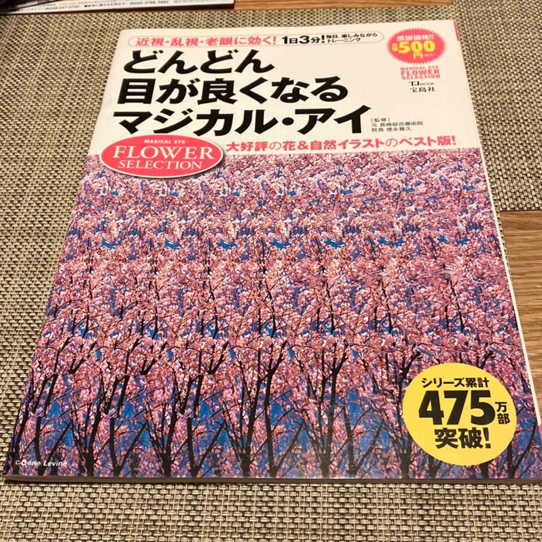 宝島社(タカラジマシャ)の※どんどん目が良くなるマジカル・アイｆｌｏｗｅｒ　ｓｅｌｅｃｔｉｏｎ 近視乱視・ エンタメ/ホビーの本(健康/医学)の商品写真