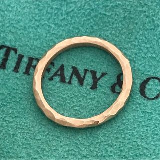 ティファニー(Tiffany & Co.)のTiffany  K18PG ハマード リング6号希少(リング(指輪))