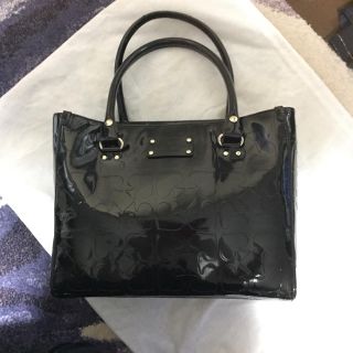 ケイトスペードニューヨーク(kate spade new york)の値下げケイトスペード  ♠️柄ハンドバッグ(ハンドバッグ)