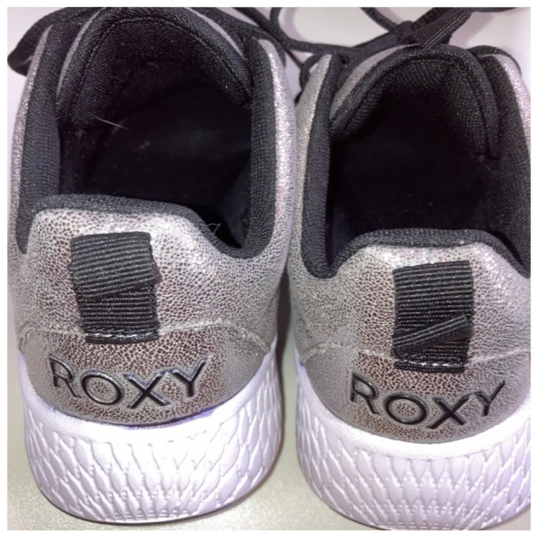 Roxy(ロキシー)の★ROXY★ロキシー スニーカー シューズ 靴 シルバー メタリック ブラック レディースの靴/シューズ(スニーカー)の商品写真