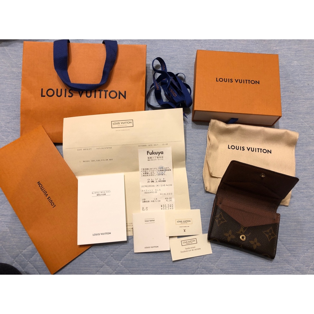 LOUIS VUITTON(ルイヴィトン)の国内正規品　ルイ ヴィトン　M63801 カード　名刺入れ　モノグラム メンズのファッション小物(名刺入れ/定期入れ)の商品写真