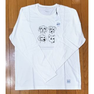 ポールスミス(Paul Smith)のポールスミス　新品　メンズ　ロングTシャツ(ドッグ/ホワイトL)(Tシャツ/カットソー(七分/長袖))