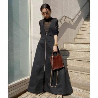 アメリヴィンテージ(Ameri VINTAGE)の美品 AMERI × universaloverall JUMPER SKIRT(ロングワンピース/マキシワンピース)