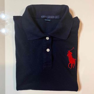 Ralph Lauren - ラルフローレン☆ビッグポニー 刺繍ロゴ ブラック