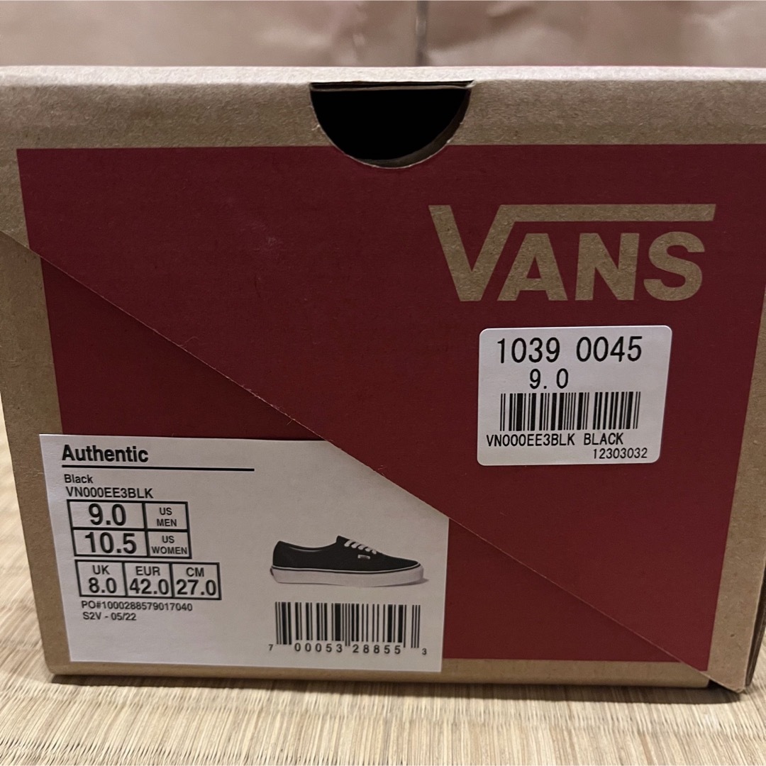 VANS新品未使用送料無料☆VANS スニーカー USA規格オーセンティック27cm