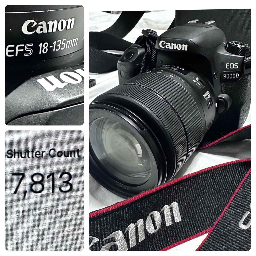 【美品】 Canon EOS 9000D EF-S18-135 IS USM