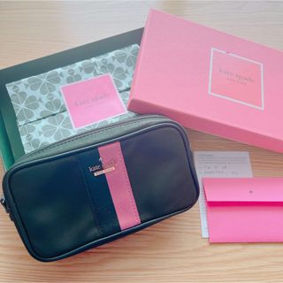 ケイトスペード(kate spade new york) ポーチ(レディース)（ストライプ ...