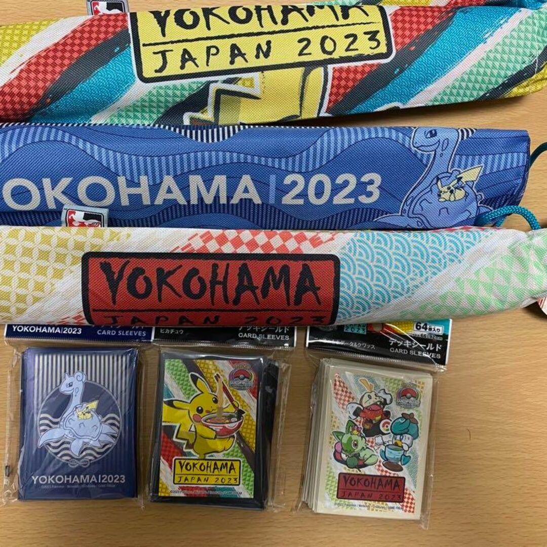 ポケモンWCS 2023 ラバーマット　スリーブ　マーカーセット　３点セット