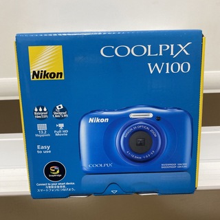 ニコン(Nikon)のひできん様専用Nikon COOLPIX W100 BLUE(コンパクトデジタルカメラ)