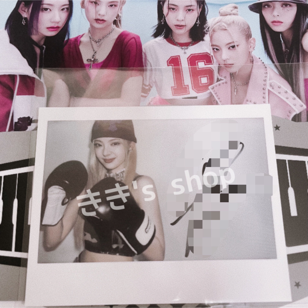 ITZY(イッチ)のITZY リア 直筆サイン入りポラロイド エンタメ/ホビーのタレントグッズ(アイドルグッズ)の商品写真