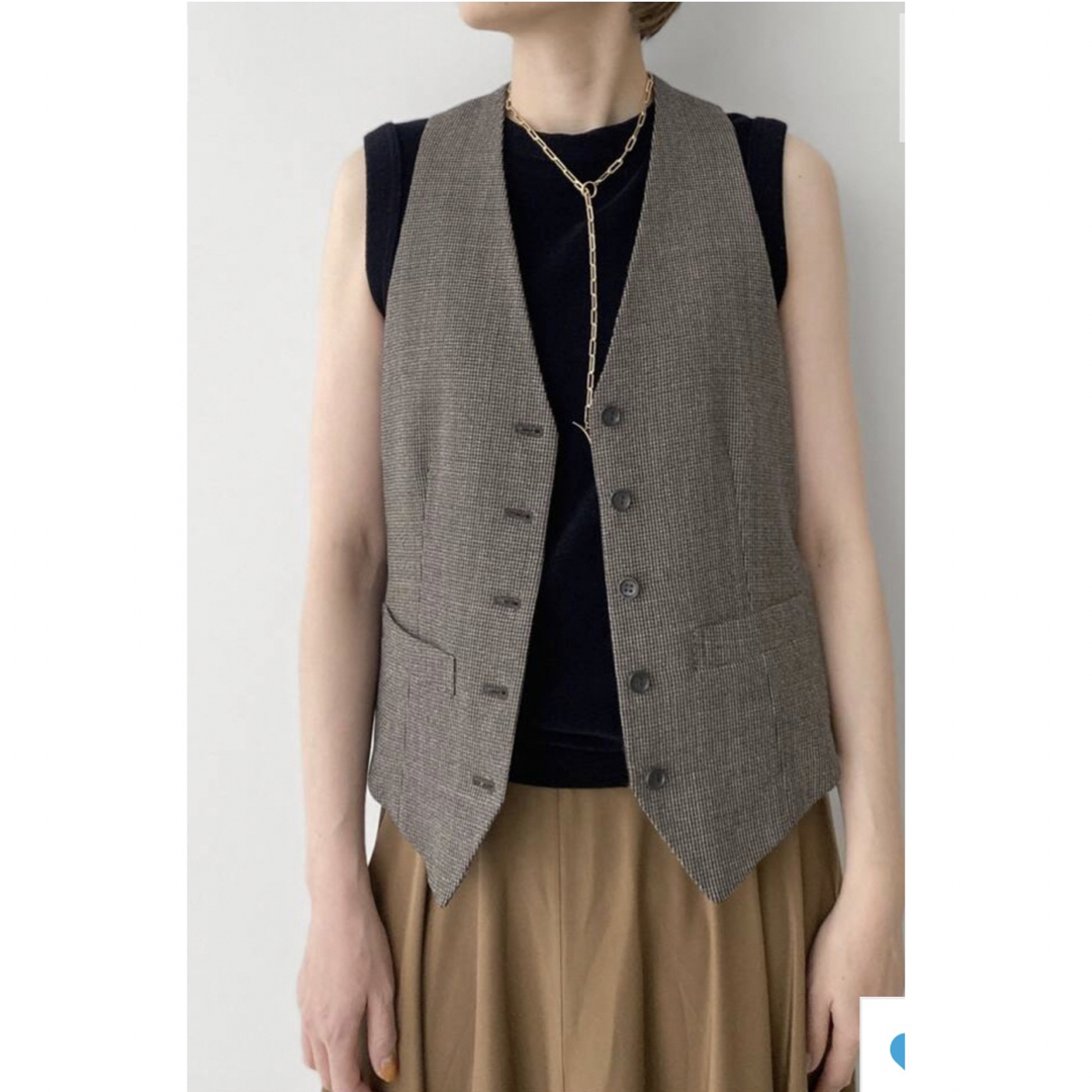 L'Appartement DEUXIEME CLASSE(アパルトモンドゥーズィエムクラス)のAppartement ヨリモクVintage Vest レディースのトップス(ベスト/ジレ)の商品写真