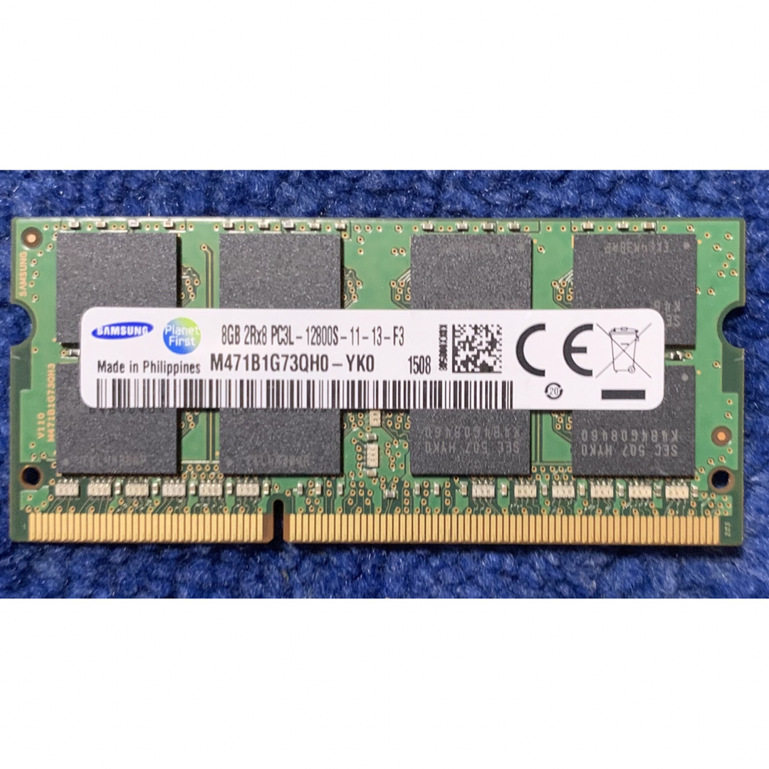 新品 サムスン8GB(4GB*2枚) PC3L-12800S 2R×8　送料無料