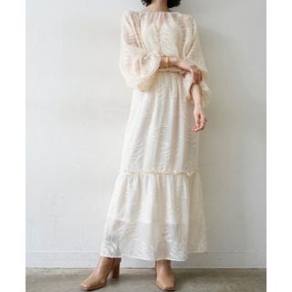 Lumiere   ASYMMETRY GILET DRESS ドレス ワンピース 春夏秋冬の通販