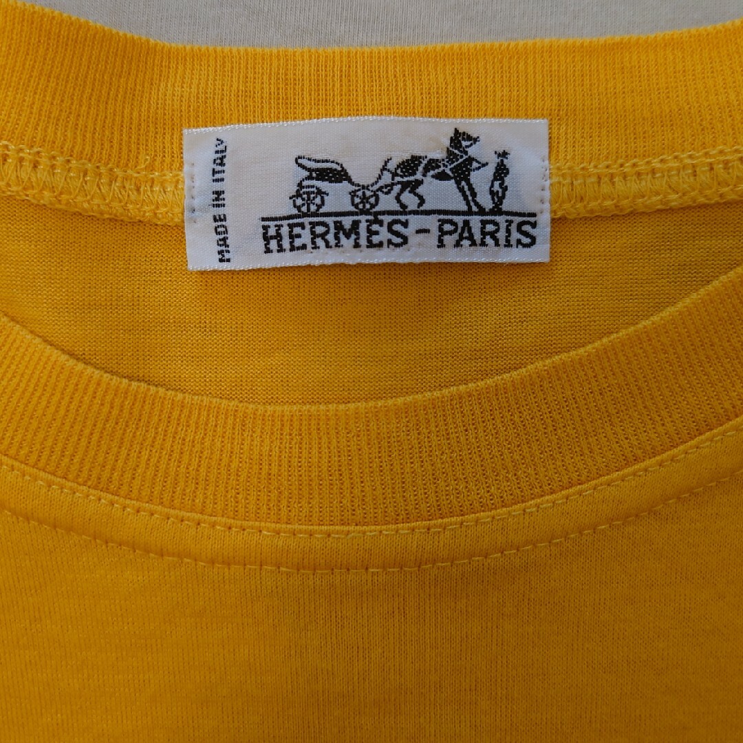 Hermes(エルメス)のHERMES-PARIS 半袖Tシャツ 刺繍ロゴ入り メンズのトップス(Tシャツ/カットソー(半袖/袖なし))の商品写真