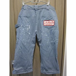 ナインルーラーズ(NINE RULAZ)の最終価格 NINE RULAZ LINE　ハーフ　パンツ　ヒッコリー　ペイント(ショートパンツ)