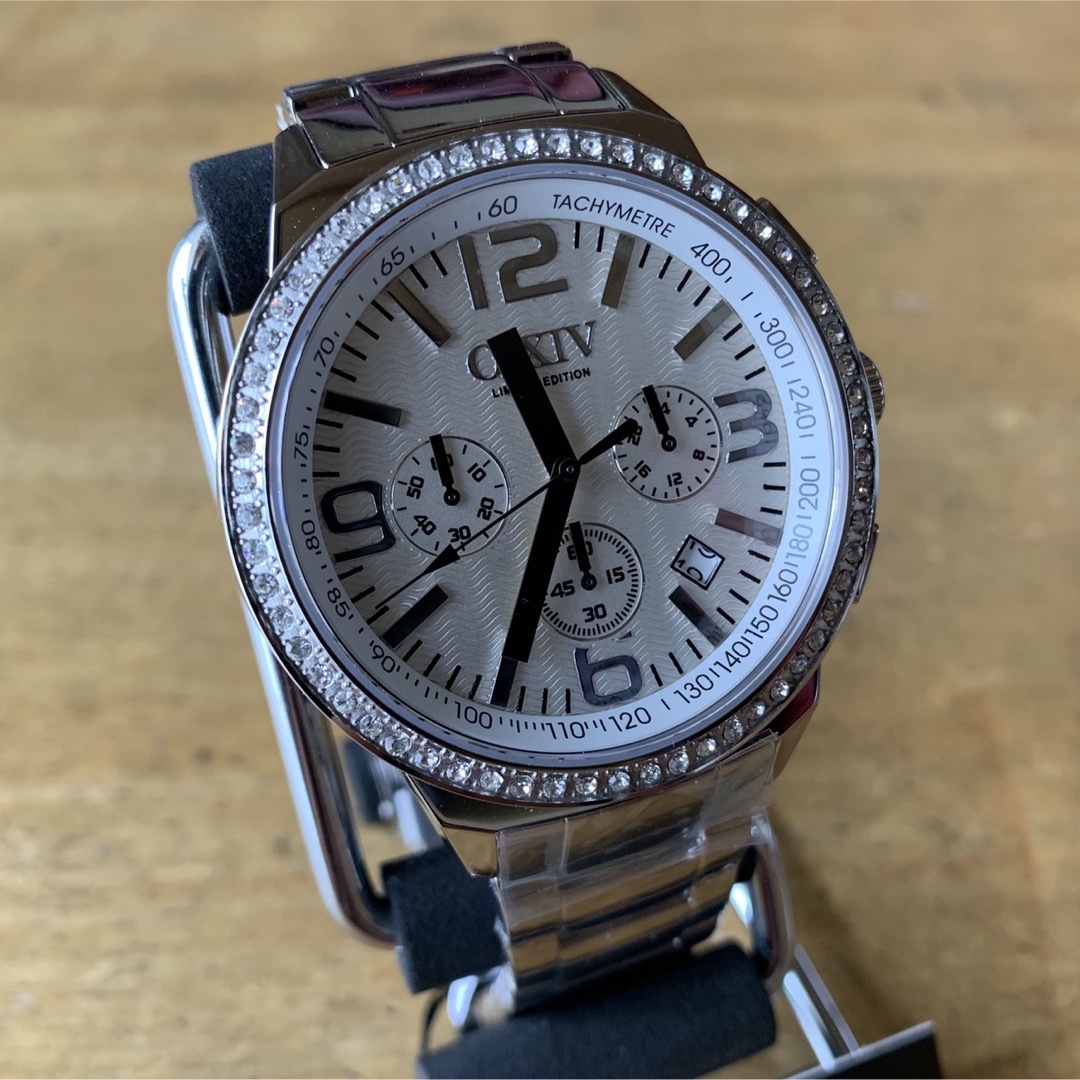 新品✨オクシブ OXXIV メンズ 腕時計 OX24-WH スワロフスキー