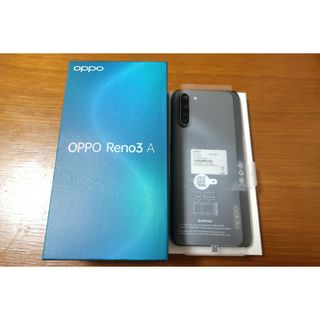 オッポ(OPPO)の新品☆OPPO Reno3 A☆ブラック(スマートフォン本体)