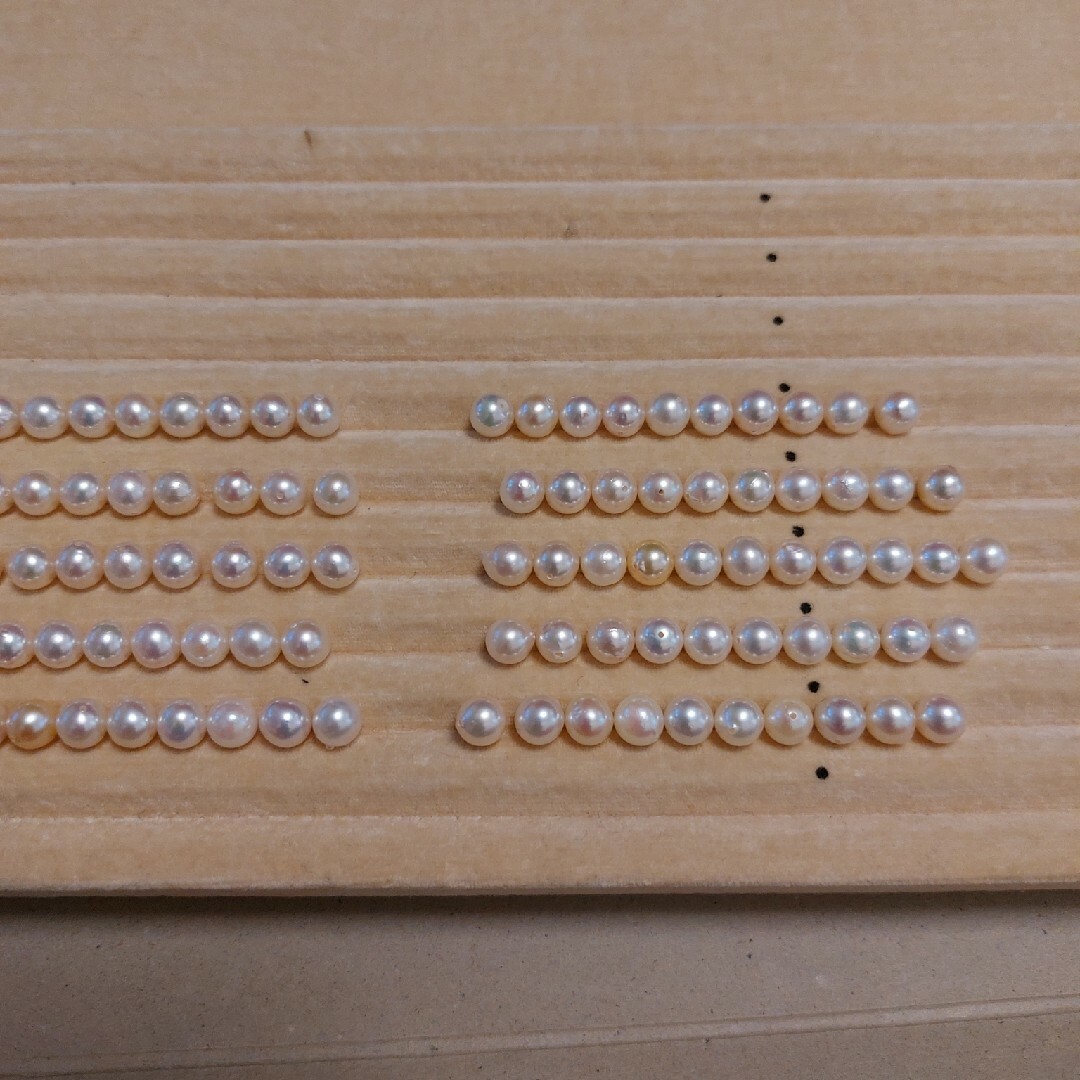 アコヤ貝本真珠7.5ミリ球以上100球