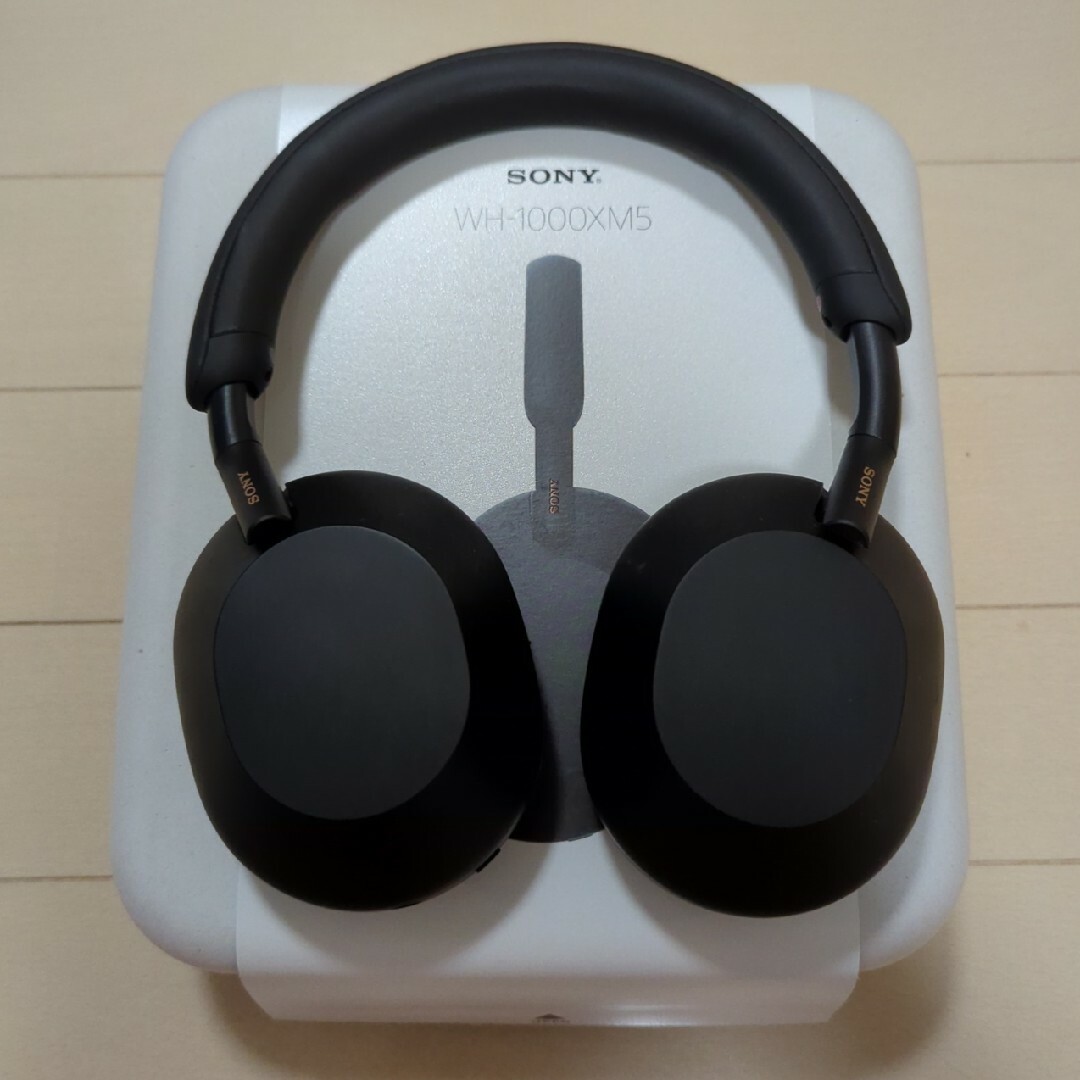 美品】SONY WH-1000XM5 BLACK ワイヤレスヘッドホン-