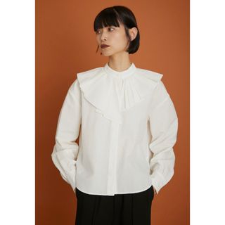 アメリヴィンテージ(Ameri VINTAGE)のHerin.CYE   Frill necked lizard shirt(シャツ/ブラウス(長袖/七分))