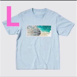 ユニクロ(UNIQLO)の【Lサイズ　ブルー】UNIQLO 竜とそばかすの姫　新品UT 半袖Tシャツ(Tシャツ/カットソー(半袖/袖なし))