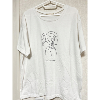 エムズエキサイト(EMSEXCITE)のEmsexcite 線画アソートTシャツ ホワイト(Tシャツ/カットソー(半袖/袖なし))