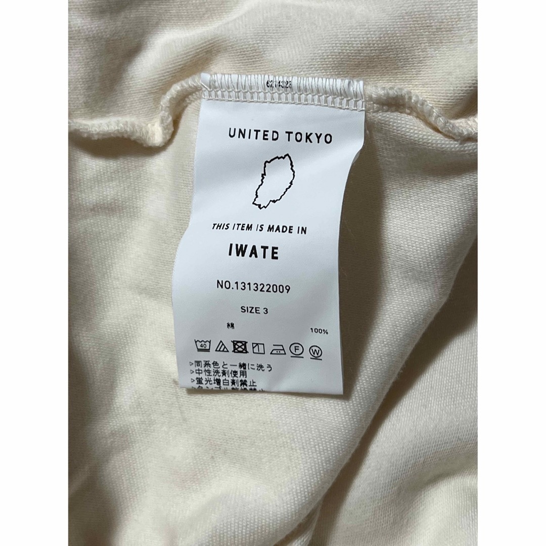 UNITED TOKYO(ユナイテッドトウキョウ)のちょも1101様　UNITED TOKYO  コットンTシャツ メンズのトップス(Tシャツ/カットソー(半袖/袖なし))の商品写真