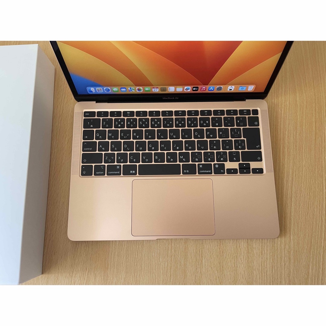 高性能❗️MacBook Air 2020 M1チップ　メモリ16GB　ゴールド