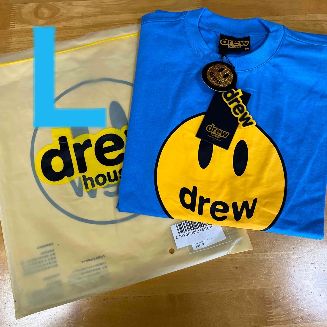 drew house(ドリューハウス)の新品DREW HOUSE ドリューハウス Tシャツ L スカイブルー メンズのトップス(Tシャツ/カットソー(半袖/袖なし))の商品写真