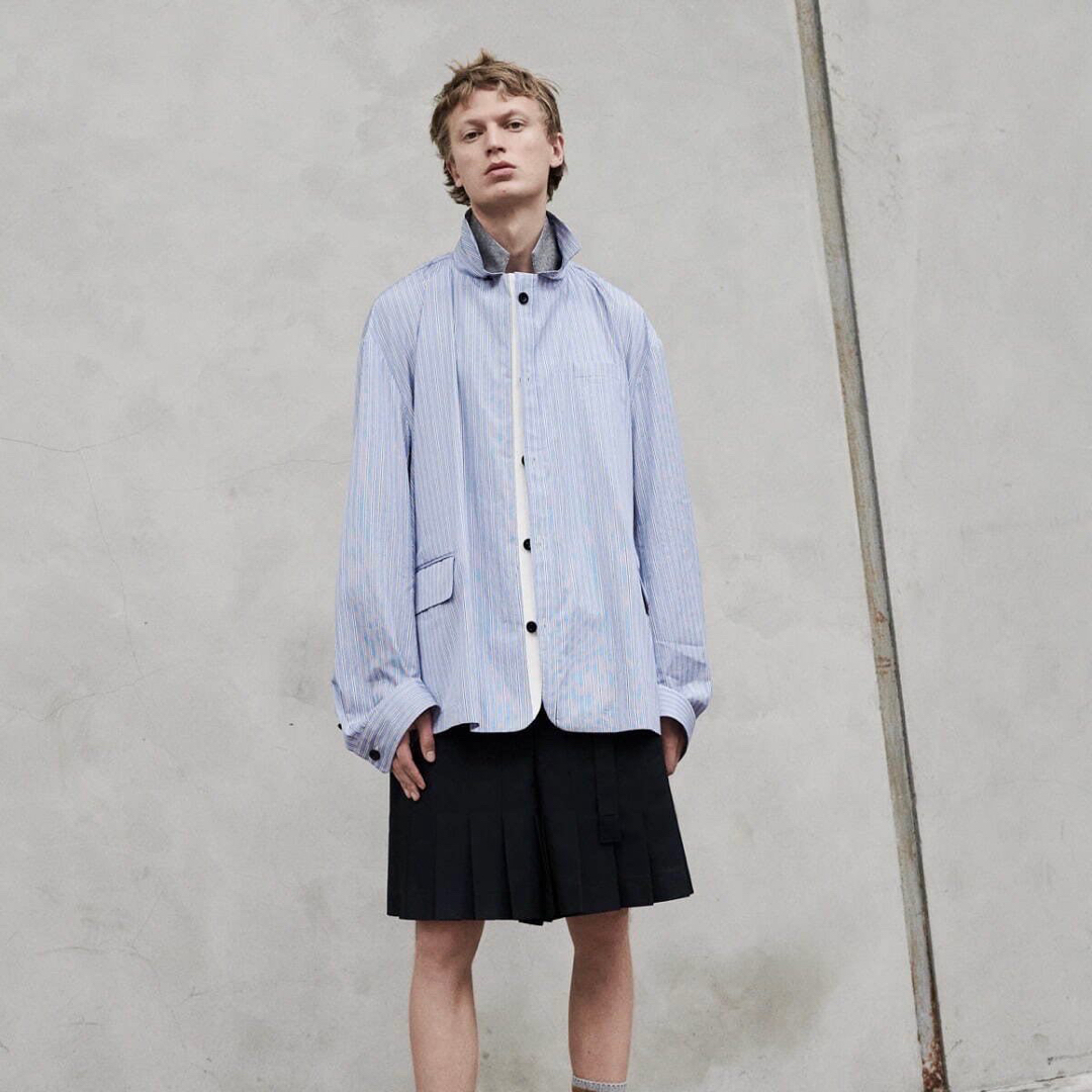 【サイズ1】Sacai × Thomas MASON 23SS シャツジャケット