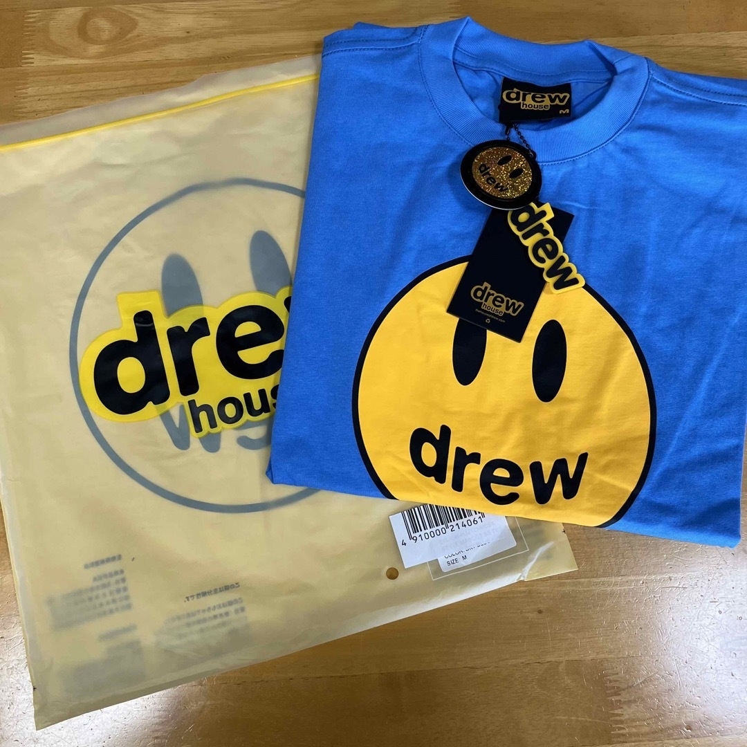 drew house(ドリューハウス)の【2枚セット割】 新品 ドリューハウス Tシャツ M スカイブルー ローズピンク メンズのトップス(Tシャツ/カットソー(半袖/袖なし))の商品写真