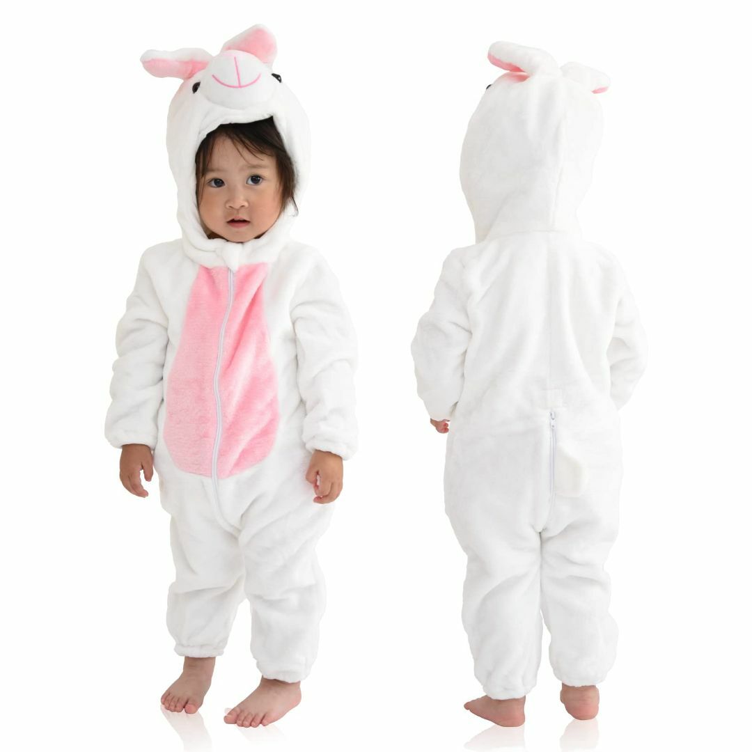 [RYUCHO] キッズコスチューム ベビー 赤ちゃん 着ぐるみ 人気 ウサギ