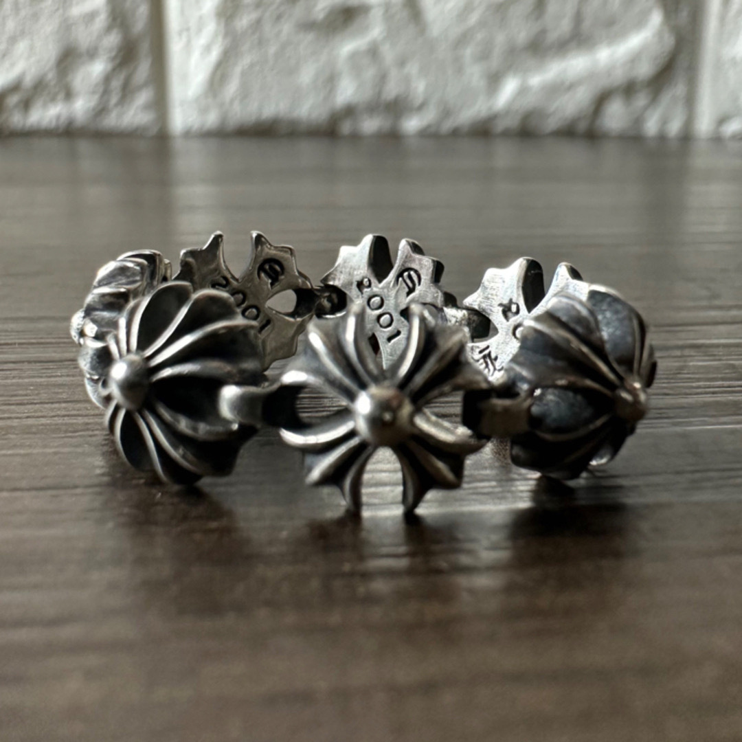 Chrome Hearts(クロムハーツ)の■ クロムハーツ CHカットアウトプラスリンク リング ■ RINKAN 正規品 メンズのアクセサリー(リング(指輪))の商品写真