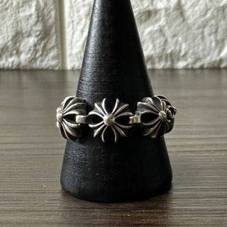 クロムハーツ(Chrome Hearts)の■ クロムハーツ CHカットアウトプラスリンク リング ■ RINKAN 正規品(リング(指輪))