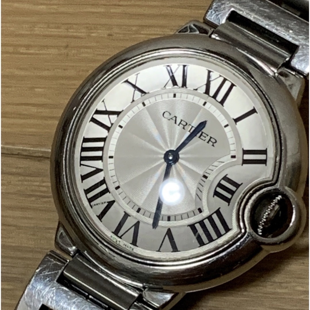 Cartier(カルティエ)の★★★(自己紹介読んでください)様専用　カルティエ　バロンブルーMM レディースのファッション小物(腕時計)の商品写真