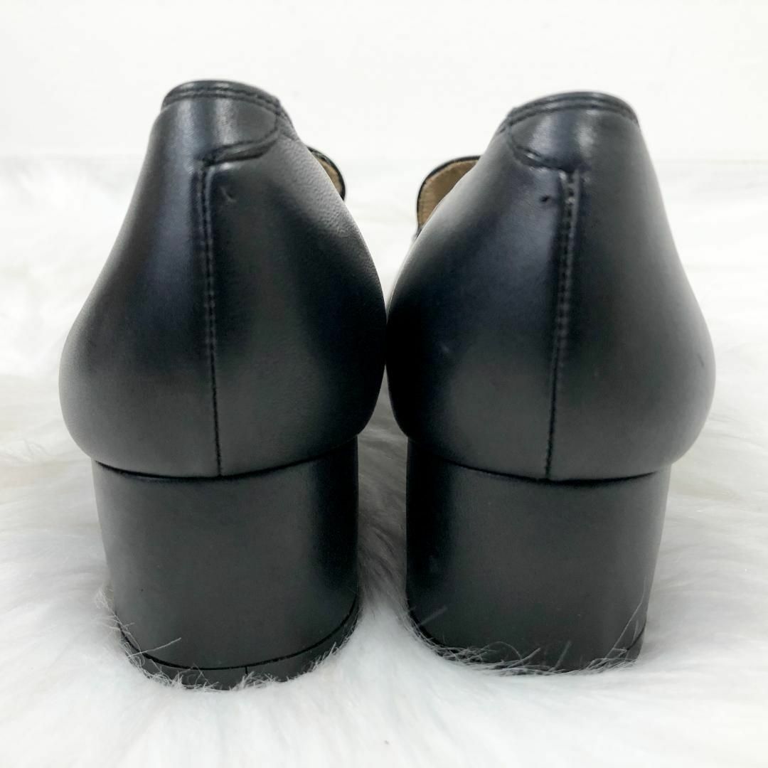 Yves Saint Laurent(イヴサンローラン)のYves Saint Laurent イヴ サン ローラン レザー パンプス 黒 レディースの靴/シューズ(ハイヒール/パンプス)の商品写真