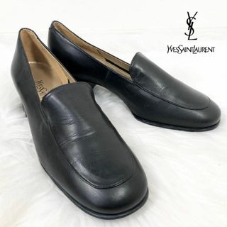 イヴサンローラン(Yves Saint Laurent)のYves Saint Laurent イヴ サン ローラン レザー パンプス 黒(ハイヒール/パンプス)