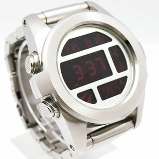 ニクソン(NIXON)の《希少》NIXON 腕時計 ブラック デジタル ビックフェイス メンズ(腕時計(アナログ))