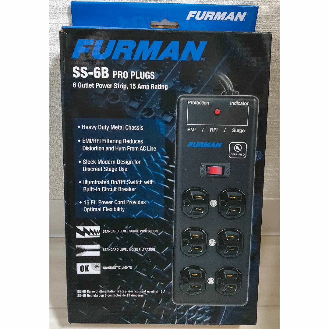 FURMAN ファーマン パワー・ディストリビューター ブラック SS-6B