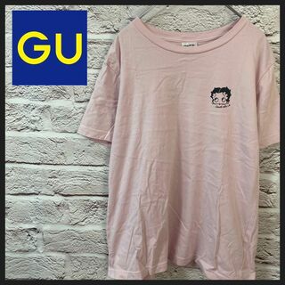 ジーユー(GU)のGUBetty Boop コラボTシャツ　半袖 レディース　[ L ](Tシャツ(半袖/袖なし))