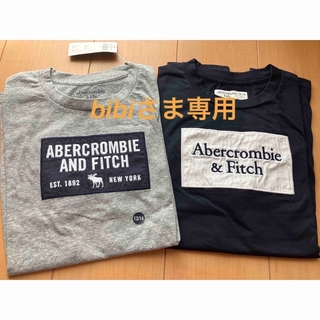 アバクロンビーアンドフィッチ(Abercrombie&Fitch)のアバクロ  Tシャツ２枚セット　兄弟　双子コーデ　150 160位(Tシャツ/カットソー)