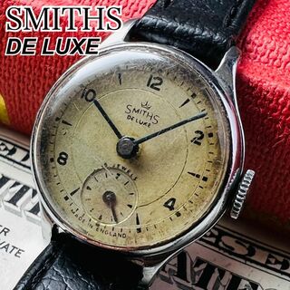 SMITH - SMITHS スミス デラックス アンティーク レディース 腕時計 動作良好