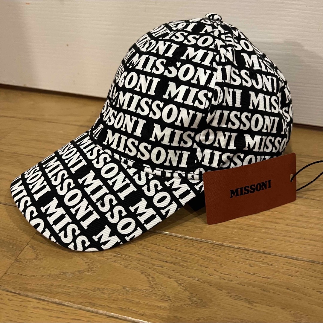 キャップ[未使用] missoni キャップ　ロゴデザイン　希少‼️