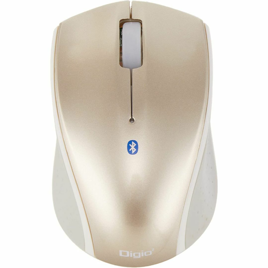 【色: ゴールド】Digio2 Bluetooth マウス Blue LED 小