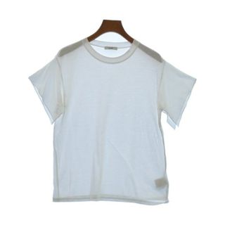 クラネ(CLANE)のCLANE クラネ Tシャツ・カットソー 1(S位) 白 【古着】【中古】(カットソー(半袖/袖なし))