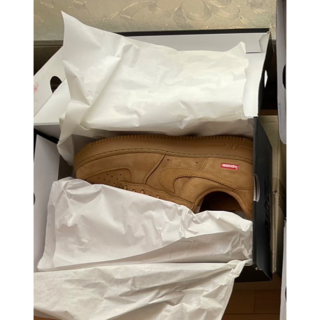 Supreme Nike Air Force 1 Low Flax Wheat