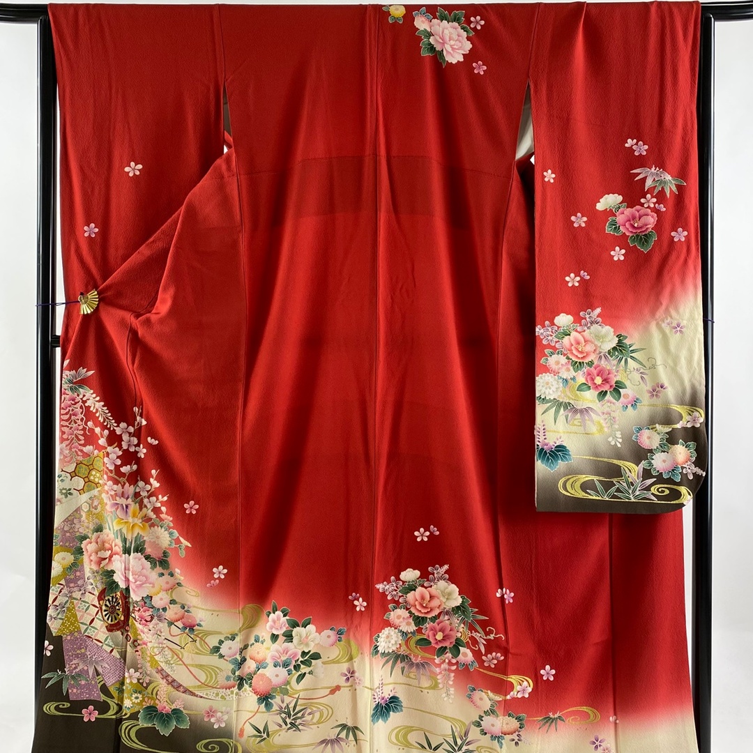 振袖 身丈155cm 裄丈65cm 正絹 美品 名品 - 着物