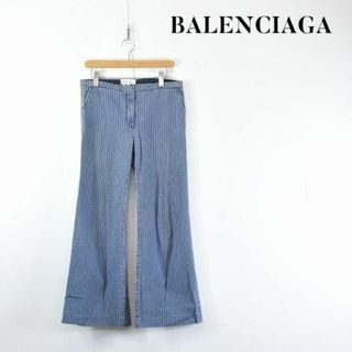 バレンシアガ(Balenciaga)のBALENCIAGA フレアパンツ バレンシアガ デニム ストレイプ レディース(デニム/ジーンズ)