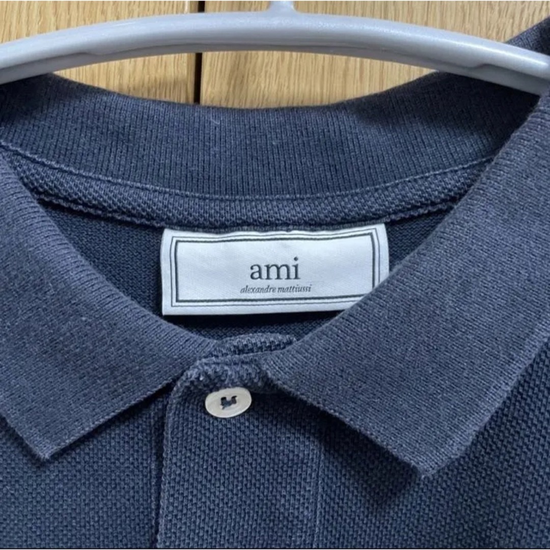 ami(アミ)のAMI Alexandre Mattiussi 刺繡ロゴ ポロシャツ メンズのトップス(Tシャツ/カットソー(半袖/袖なし))の商品写真